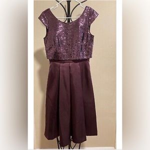 REVIEW Save the Date Dress Amethyst Size 8 - Brand New With Tags